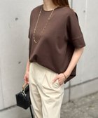 【スタイルドア/STYLEDOOR】のライトダンボールダブルスリーブプルオーバー 人気、トレンドファッション・服の通販 founy(ファニー) ファッション Fashion レディースファッション Fashion for Women トップス・カットソー Cut & Sew Tops カジュアルプルオーバー・ニットトップス Pullovers & Knit Tops / Casual Pullovers シンプル Simple, Minimal ダブル Double, Double-Breasted デニム Denim, Jeans Material フォルム Silhouette, Form フラット Flat, Flat Shoes ボトム Bottoms, Lower Wear ワイド Wide, Wide Fit エレガント 上品 Elegant 夏 Summer thumbnail ブラウン|ID: prp329100004526476 ipo3291000000033219816