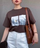【スタイルドア/STYLEDOOR】のアソートロゴプリントTシャツ 人気、トレンドファッション・服の通販 founy(ファニー) ファッション Fashion レディースファッション Fashion for Women トップス・カットソー Cut & Sew Tops シャツ・ブラウス・オフィスカジュアル Elegant Blouses & Button-Ups ロングTシャツ・Tシャツ Longline T-Shirts & Tees アウトドア Outdoor Clothing グラフィック Graphic, Graphic Design シンプル Simple, Minimal ジャケット Jacket, Outerwear スタイリッシュ Stylish, Fashionable トレンド Trend, Trending Now プリント Print, Printed Pattern thumbnail ブラウン他|ID: prp329100004526478 ipo3291000000033195495