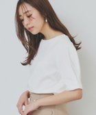 【インデックス/INDEX】の《10色展開/XS-LLサイズ》コットンスムースタックスリーブトップス【UV/接触冷感/洗濯機洗い可】 オフホワイト|ID: prp329100004526487 ipo3291000000032653779
