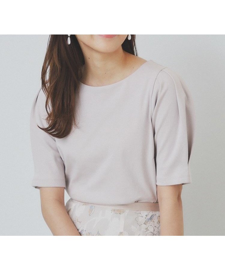 【インデックス/INDEX】の《10色展開/XS-LLサイズ》コットンスムースタックスリーブトップス【UV/接触冷感/洗濯機洗い可】 インテリア・キッズ・メンズ・レディースファッション・服の通販 founy(ファニー) 　ファッション　Fashion　レディースファッション　Ladies' Fashion Online　トップス・カットソー　Tops/Tshirt　コンパクト　Compact　スリーブ　Sleeve　センター　Center　デコルテ　Decolletage　バランス　Balance　エレガント 上品　Elegant　グレージュ|ID: prp329100004526487 ipo3291000000032653782