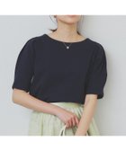 【インデックス/INDEX】の《10色展開/XS-LLサイズ》コットンスムースタックスリーブトップス【UV/接触冷感/洗濯機洗い可】 ネイビー|ID: prp329100004526487 ipo3291000000032653786