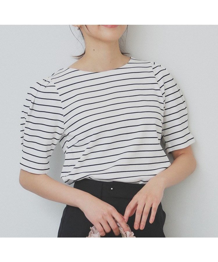 【インデックス/INDEX】の《10色展開/XS-LLサイズ》コットンスムースタックスリーブトップス【UV/接触冷感/洗濯機洗い可】 インテリア・キッズ・メンズ・レディースファッション・服の通販 founy(ファニー) 　ファッション　Fashion　レディースファッション　Ladies' Fashion Online　トップス・カットソー　Tops/Tshirt　コンパクト　Compact　スリーブ　Sleeve　センター　Center　デコルテ　Decolletage　バランス　Balance　エレガント 上品　Elegant　オフホワイト|ID: prp329100004526487 ipo3291000000032653788