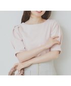 【インデックス/INDEX】の《10色展開/XS-LLサイズ》コットンスムースタックスリーブトップス【UV/接触冷感/洗濯機洗い可】 ライトピンク|ID: prp329100004526487 ipo3291000000032653796