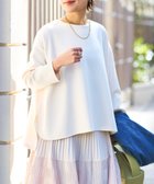 【アンディコール/un dix cors】の《SNSで話題!・楽ちんキレイ見え》ダンボールポンチョカットソー アイボリー|ID: prp329100004526513 ipo3291000000032012136