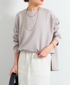 【アンディコール/un dix cors】の《SNSで話題!・楽ちんキレイ見え》ダンボールポンチョカットソー ベージュ|ID: prp329100004526513 ipo3291000000032012138