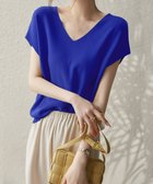【ミニミニストア/miniministore】のニットトップス レディース 韓国春秋夏服 人気、トレンドファッション・服の通販 founy(ファニー) ファッション Fashion レディースファッション WOMEN トップス・カットソー Tops/Tshirt ニット Knit Tops イエロー Yellow サマー Summer ショルダー Shoulder ドロップ Drop ボトム Bottom 半袖 Short Sleeve 無地 Plain Color ラベンダー Lavender 夏 Summer エレガント 上品 Elegant ビジネス 仕事 通勤 Business thumbnail ロイヤルブルー|ID: prp329100004526523 ipo3291000000032317974