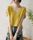 【ミニミニストア/miniministore】のニットトップス レディース 韓国春秋夏服 人気、トレンドファッション・服の通販 founy(ファニー) ファッション Fashion レディースファッション WOMEN トップス・カットソー Tops/Tshirt ニット Knit Tops イエロー Yellow サマー Summer ショルダー Shoulder ドロップ Drop ボトム Bottom 半袖 Short Sleeve 無地 Plain Color ラベンダー Lavender 夏 Summer エレガント 上品 Elegant ビジネス 仕事 通勤 Business thumbnail イエロー|ID: prp329100004526523 ipo3291000000032317981