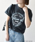 【シップス フォー ウィメン/SHIPS】のGOOD ROCK SPEED NYC ラウンド ロゴ プリント TEE チャコールグレー|ID: prp329100004526533 ipo3291000000032012226