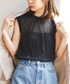 【ノーブル / スピック&スパン/NOBLE / Spick & Span】の《追加2》シアースキニーノースリーブトップス 人気、トレンドファッション・服の通販 founy(ファニー) ファッション Fashion レディースファッション Ladies' Fashion Online トップス・カットソー Tops/Tshirt キャミソール / ノースリーブ No Sleeves 再入荷 Restock/Back In Stock/Re Arrival thumbnail ブラック|ID: prp329100004526540 ipo3291000000032653548