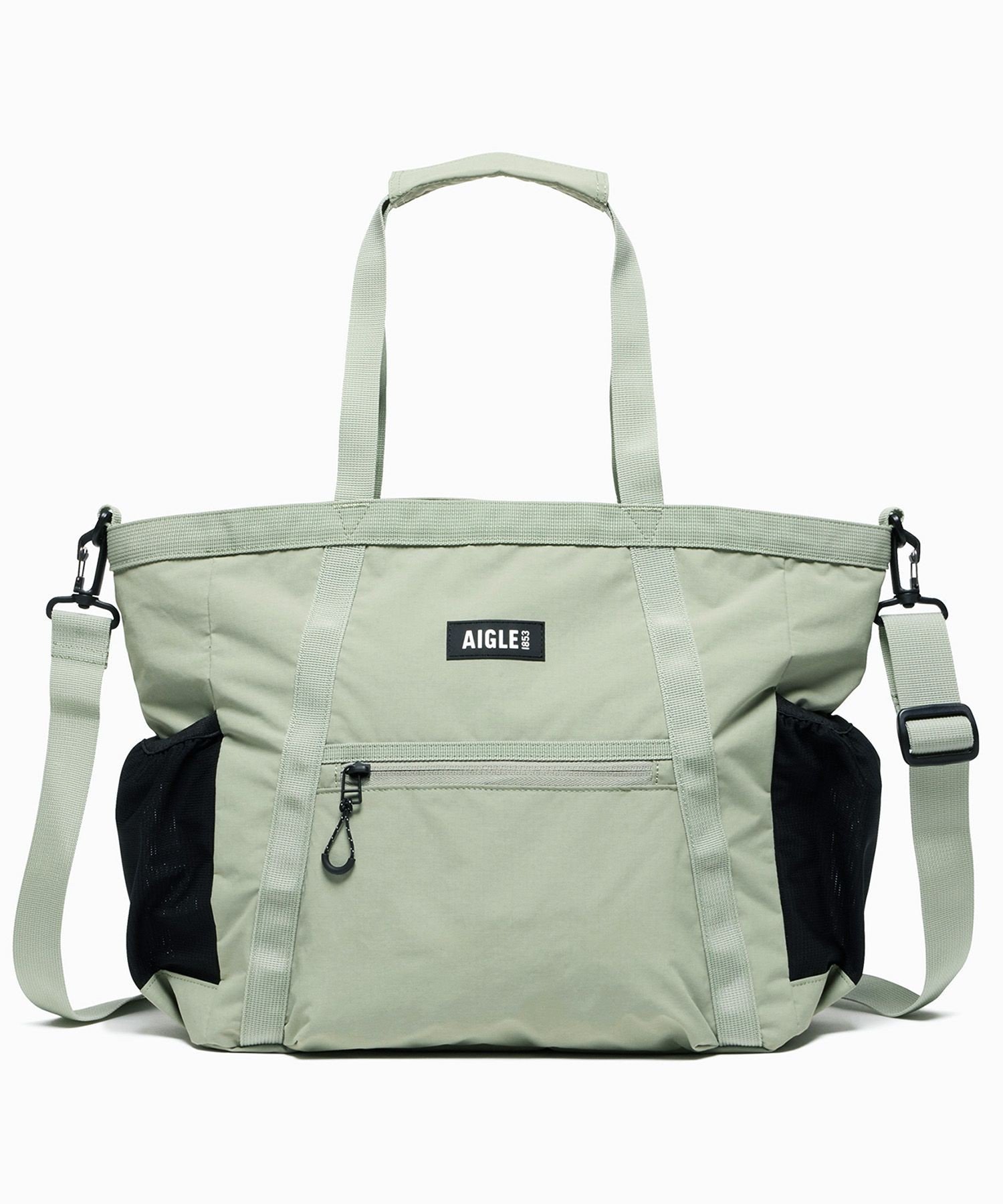 【エーグル/AIGLE】の撥水 大容量 2wayトートバッグ / ショルダーバッグ インテリア・キッズ・メンズ・レディースファッション・服の通販 founy(ファニー) 　ファッション　Fashion　レディースファッション　WOMEN　バッグ　Bag　おすすめ　Recommend　ウォーター　Water　コンパクト　Compact　スタイリッシュ　Stylish　スリーブ　Sleeve　パッチ　Patch　フロント　Front　ポケット　Pocket　傘　Umbrella　軽量　Lightweight　ライトグリーン|ID: prp329100004526557 ipo3291000000032282727