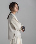 【メイソングレイ/MAYSON GREY】の3Dニットスリーブダンボールニットプルオーバー≪手洗い可能≫ 人気、トレンドファッション・服の通販 founy(ファニー) ファッション Fashion レディースファッション WOMEN トップス・カットソー Tops/Tshirt ニット Knit Tops プルオーバー Pullover キュロット Culottes コンパクト Compact ジャージー Jersey スリーブ Sleeve バランス Balance パターン Pattern フォルム Form フラット Flat ワイド Wide thumbnail オフホワイト|ID: prp329100004526563 ipo3291000000032012342