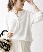 【シップス フォー ウィメン/SHIPS】のSHIPS any 洗濯機可能 ワッフル ヘンリーネック ラウンドヘム プルオーバー ホワイト|ID: prp329100004526578 ipo3291000000034801784