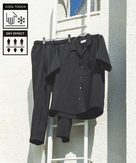 【アダムエロペ /ADAM ET ROPE' / MEN】の接触冷感【RIRANCHA】セットアップ / オープンカラーシャツ スラックス 人気、トレンドファッション・服の通販 founy(ファニー) ファッション Fashion メンズファッション Men's Style Online セットアップ Setup/Men アンクル Uncle 洗える Washable くるぶし Ankle 吸水 Water Absorption 軽量 Lightweight サンダル Sandals スニーカー Sneakers スラックス Slacks スリッポン Slip-Ons セットアップ Set Up ボックス Box リラックス Relax ワーク Work お家時間・ステイホーム Home Time/Stay Home 夏 Summer 旅行 Travel エレガント 上品 Elegant |ID:prp329100004526582