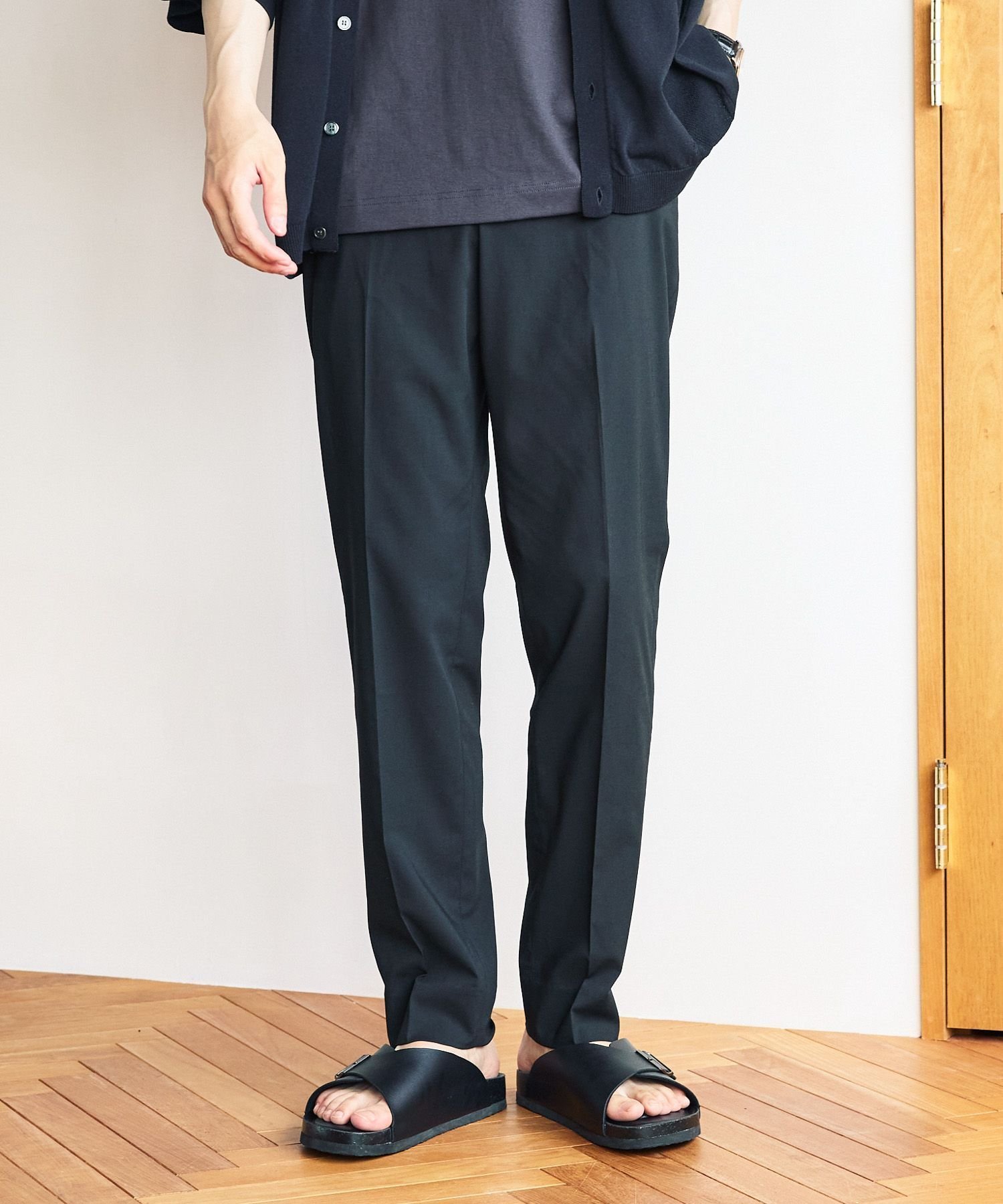 【グローバルワーク/GLOBAL WORK / MEN】のアーバンスラックスAIR/丈長め/一部店舗限定/288528 インテリア・キッズ・メンズ・レディースファッション・服の通販 founy(ファニー) 　ファッション　Fashion　メンズファッション　MEN　おすすめ　Recommend　サマー　Summer　ジャケット　Jacket　ストレッチ　Stretch　スラックス　Slacks　セットアップ　Set Up　パターン　Pattern　ポケット　Pocket　人気　Popularity　夏　Summer　ブラック09|ID: prp329100004526584 ipo3291000000032160126