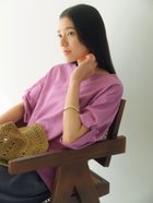 【サマンサモスモス/Samansa Mos2】のツイストスリーブアソートTシャツ 人気、トレンドファッション・服の通販 founy(ファニー) ファッション Fashion レディースファッション WOMEN トップス・カットソー Tops/Tshirt シャツ/ブラウス Shirts/Blouses ロング / Tシャツ T-Shirts シンプル Simple スリーブ Sleeve ツイスト Twist ボーダー Border リラックス Relax 無地 Plain Color thumbnail プラム|ID: prp329100004526588 ipo3291000000032012455