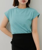 【センスオブプレイス/SENSE OF PLACE by URBAN RESEARCH】の『UR TECH ひやサラクール』 クールタッチフレンチスリーブTシャツ TURQUOISE|ID: prp329100004526606 ipo3291000000032012525