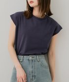 【センスオブプレイス/SENSE OF PLACE by URBAN RESEARCH】の『UR TECH ひやサラクール』 クールタッチフレンチスリーブTシャツ NAVY|ID: prp329100004526606 ipo3291000000032012526