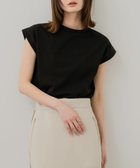 【センスオブプレイス/SENSE OF PLACE by URBAN RESEARCH】の『UR TECH ひやサラクール』 クールタッチフレンチスリーブTシャツ BLACK|ID: prp329100004526606 ipo3291000000032012527