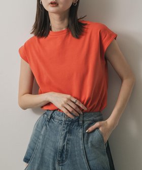【センスオブプレイス/SENSE OF PLACE by URBAN RESEARCH】の『UR TECH ひやサラクール』 クールタッチフレンチスリーブTシャツ 人気、トレンドファッション・服の通販 founy(ファニー) ファッション Fashion レディースファッション Fashion for Women トップス・カットソー Cut & Sew Tops シャツ・ブラウス・オフィスカジュアル Elegant Blouses & Button-Ups ロングTシャツ・Tシャツ Longline T-Shirts & Tees 2025年 2025 2025春夏・S/S Spring/Summer 2025 SS25 シンプル Simple, Minimal 夏 Summer S/S・春夏 SS, Spring/Summer, Warm Season |ID:prp329100004526606