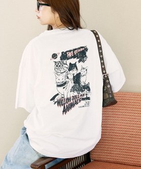 【フリークスストア/FREAK'S STORE】 FIVE STARS キャット アニマルプリントTシャツ 限定展開 25SS人気、トレンドファッション・服の通販 founy(ファニー) ファッション Fashion レディースファッション Fashion for Women トップス・カットソー Cut & Sew Tops シャツ・ブラウス・オフィスカジュアル Elegant Blouses & Button-Ups ロングTシャツ・Tシャツ Longline T-Shirts & Tees イラスト Illustration 春 Spring スラックス Slacks, Dress Pants ティアードスカート Tiered Skirt, Flounced Skirt デニム Denim, Jeans Material トレンド Trend, Trending Now 人気 Popular, Best Seller 猫 Cat, Kitty フェミニン Feminine, Girly プリント Print, Printed Pattern ルーズ Loose, Oversized ロング Long, Long-Length ワンポイント One Point, Statement Accent S/S・春夏 SS, Spring/Summer, Warm Season おすすめ Recommended / Our Picks 夏 Summer 2025年 2025 2025春夏・S/S Spring/Summer 2025 SS25 |ID:prp329100004526621