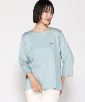 【クロコダイル/CROCODILE】のロゴ刺繍 七分袖 Tシャツ【吸汗速乾】 人気、トレンドファッション・服の通販 founy(ファニー) ファッション Fashion レディースファッション WOMEN トップス・カットソー Tops/Tshirt シャツ/ブラウス Shirts/Blouses ロング / Tシャツ T-Shirts おすすめ Recommend なめらか Smooth インナー Inner ロング Long 夏 Summer |ID:prp329100004526625