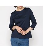 【クロコダイル/CROCODILE】のロゴ刺繍 七分袖 Tシャツ【吸汗速乾】 人気、トレンドファッション・服の通販 founy(ファニー) ファッション Fashion レディースファッション WOMEN トップス・カットソー Tops/Tshirt シャツ/ブラウス Shirts/Blouses ロング / Tシャツ T-Shirts おすすめ Recommend なめらか Smooth インナー Inner ロング Long 夏 Summer thumbnail ネイビー|ID: prp329100004526625 ipo3291000000032012594