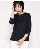 【クロコダイル/CROCODILE】のロゴ刺繍 七分袖 Tシャツ【吸汗速乾】 人気、トレンドファッション・服の通販 founy(ファニー) ファッション Fashion レディースファッション WOMEN トップス・カットソー Tops/Tshirt シャツ/ブラウス Shirts/Blouses ロング / Tシャツ T-Shirts おすすめ Recommend なめらか Smooth インナー Inner ロング Long 夏 Summer thumbnail ブラック|ID: prp329100004526625 ipo3291000000032012598
