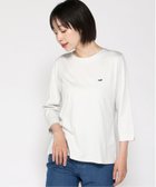 【クロコダイル/CROCODILE】のロゴ刺繍 七分袖 Tシャツ【吸汗速乾】 人気、トレンドファッション・服の通販 founy(ファニー) ファッション Fashion レディースファッション WOMEN トップス・カットソー Tops/Tshirt シャツ/ブラウス Shirts/Blouses ロング / Tシャツ T-Shirts おすすめ Recommend なめらか Smooth インナー Inner ロング Long 夏 Summer thumbnail ライトグレー|ID: prp329100004526625 ipo3291000000032012600