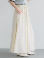 【コカ/COCA】のジョーゼットリブフレアスカート 人気、トレンドファッション・服の通販 founy(ファニー) ファッション Fashion レディースファッション Ladies' Fashion Online スカート Skirt Aライン/フレアスカート Flared A-Line Skirts プリーツ Pleats ポケット Pocket thumbnail Ivory|ID: prp329100004527140 ipo3291000000032655373