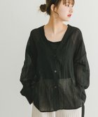 【その他のブランド/Other】のVネックシアーブラウス BLK|ID: prp329100004527166 ipo3291000000032015402