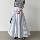【その他のブランド/Other】のたっぷり大人プリーツ スカート ロングスカート 選べる丈 ロング マキシ シルバー.グレー|ID: prp329100004527167 ipo3291000000032015414