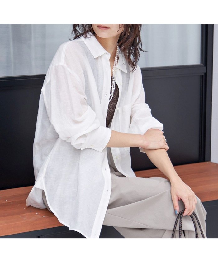 【シップス フォー ウィメン/SHIPS】の手洗い可能 IMPERIAL LINEN オーバー シャツ インテリア・キッズ・メンズ・レディースファッション・服の通販 founy(ファニー) https://founy.com/ ファッション Fashion レディースファッション Fashion for Women トップス・カットソー Cut & Sew Tops シャツ・ブラウス・オフィスカジュアル Elegant Blouses & Button-Ups イエロー Yellow カシュクール Wrap Design シンプル Simple, Minimal スキッパー Skipper, Open Collar デニム Denim, Jeans Material 定番 Standard, Basic Item ベーシック Basic, Essential ボトム Bottoms, Lower Wear 羽織 Haori, Light Jacket リネン Linen, Linen Fabric エレガント 上品 Elegant 2025年 2025 2025春夏・S/S Spring/Summer 2025 SS25 |ID: prp329100004527184 ipo3291000000033799037