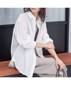 【シップス フォー ウィメン/SHIPS】の手洗い可能 IMPERIAL LINEN オーバー シャツ オフホワイト|ID: prp329100004527184 ipo3291000000033799039