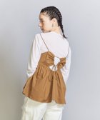 【その他のブランド/Other】のコットンナイロン バックホール キャミソール -ウォッシャブル- MD.BROWN|ID: prp329100004527206 ipo3291000000032015577