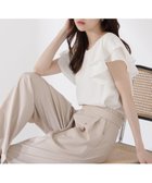 【プロポーション ボディドレッシング/PROPORTION BODY DRESSING】のダブルラッフルスリーブブラウス エクリュ1|ID: prp329100004527214 ipo3291000000032743736