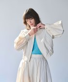 【ノーク/N.O.R.C】のショートジップブルゾン【NYLON WEATHER】 アイボリー|ID: prp329100004527226 ipo3291000000032073310