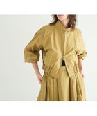【ノーク/N.O.R.C】のショートジップブルゾン【NYLON WEATHER】 ベージュ|ID: prp329100004527226 ipo3291000000032073311