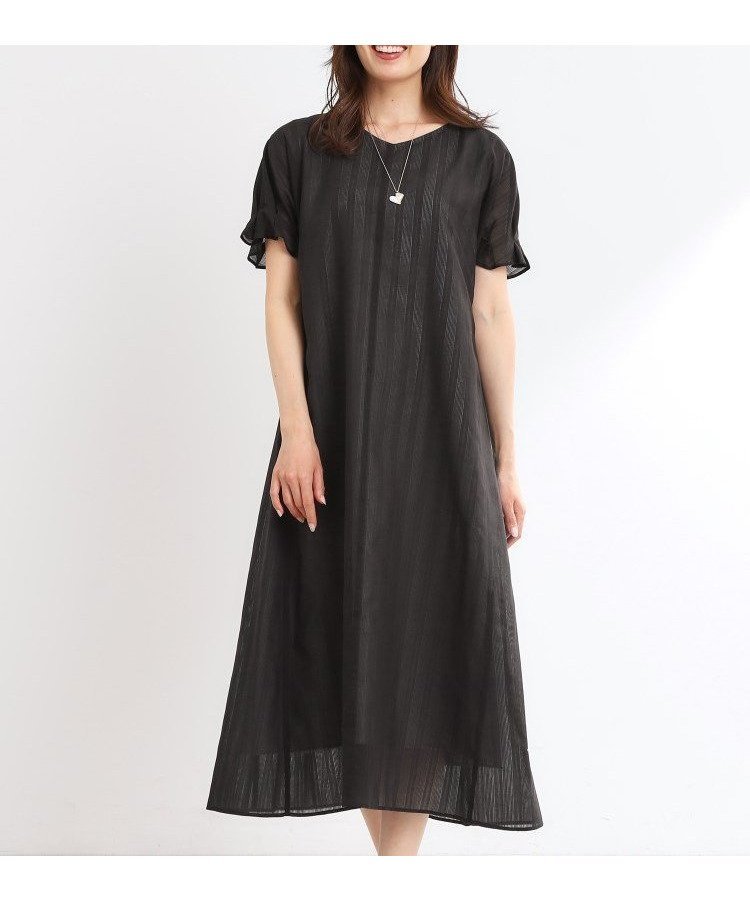 【リフレクト/Reflect】の【夏SALE/一枚で決まる◎/手洗い可】シアーストライプソフトAラインワンピース 人気、トレンドファッション・服の通販 founy(ファニー) 　ファッション　Fashion　レディースファッション　Fashion for Women　ワンピース　Dresses　Aラインワンピース・フレアシルエット　A-Line Dresses / Flared Silhouette Dresses　キュプラ　Cupro, Eco Fabric　サンダル　Sandals, Summer Shoes　シアー　Sheer, See-Through　ストライプ　Stripe, Striped Pattern　スニーカー　Sneakers, Trainers　ポケット　Pocket, Pocket Detail　夏　Summer　 other-1|ID: prp329100004527229 ipo3291000000032708769