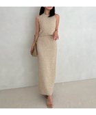 【アニュアンス/anuans】のネップニットセットアップ BEIGE|ID:prp329100004527239