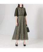 【その他のブランド/Other】のLeja-美脚効果ハイウエストチュールレース切り替えドレス結婚式(TV紹介アイテム) パーティードレス GREEN|ID: prp329100004527256 ipo3291000000032092967