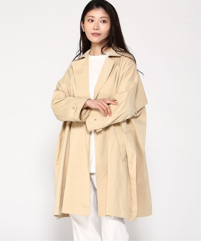 【グレディブリリアン/Gready Brilliant】のGready Brilliant/2_ピーチTNテントコート インテリア・キッズ・メンズ・レディースファッション・服の通販 founy(ファニー) https://founy.com/ ファッション Fashion レディースファッション WOMEN アウター Coat Outerwear コート Coats スタンダード Standard スリット Slit ピーチ Peach |ID: prp329100004527260 ipo3291000000032015791