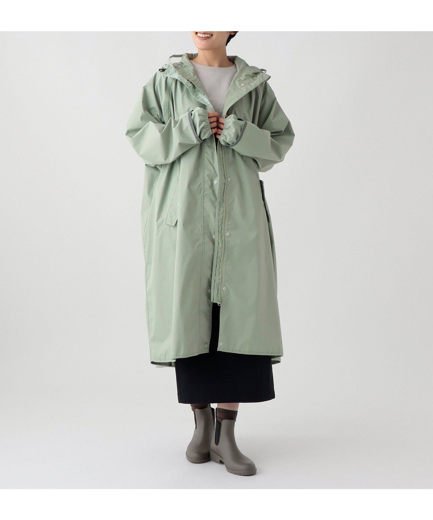 【アフタヌーンティー リビング/Afternoon Tea LIVING】のテントラインレインコート 人気、トレンドファッション・服の通販 founy(ファニー) 　ファッション　Fashion　レディースファッション　WOMEN　アウター　Coat Outerwear　コート　Coats　プリント　Print　プリーツ　Pleats　 other-1|ID: prp329100004527266 ipo3291000000032015812