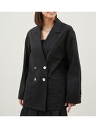【ミラオーウェン/Mila Owen】の【セットアップ対応】ストレッチシアーダブルジャケット 人気、トレンドファッション・服の通販 founy(ファニー) 雑誌掲載アイテム Magazine Items ファッション雑誌 Fashion Magazines ヴェリィ VERY ファッション Fashion レディースファッション WOMEN アウター Coat Outerwear ジャケット Jackets ジャケット Jacket スタイリッシュ Stylish ストレッチ Stretch セットアップ Set Up 雑誌 Magazine トレンド Trend 6月号 June Issue おすすめ Recommend thumbnail BLK[009]|ID: prp329100004527281 ipo3291000000032015872