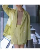 【ミラオーウェン/Mila Owen】の【セットアップ対応】ストレッチシアーダブルジャケット 人気、トレンドファッション・服の通販 founy(ファニー) 雑誌掲載アイテム Magazine Items ファッション雑誌 Fashion Magazines ヴェリィ VERY ファッション Fashion レディースファッション WOMEN アウター Coat Outerwear ジャケット Jackets ジャケット Jacket スタイリッシュ Stylish ストレッチ Stretch セットアップ Set Up 雑誌 Magazine トレンド Trend 6月号 June Issue おすすめ Recommend thumbnail LIME[022]|ID: prp329100004527281 ipo3291000000032015873