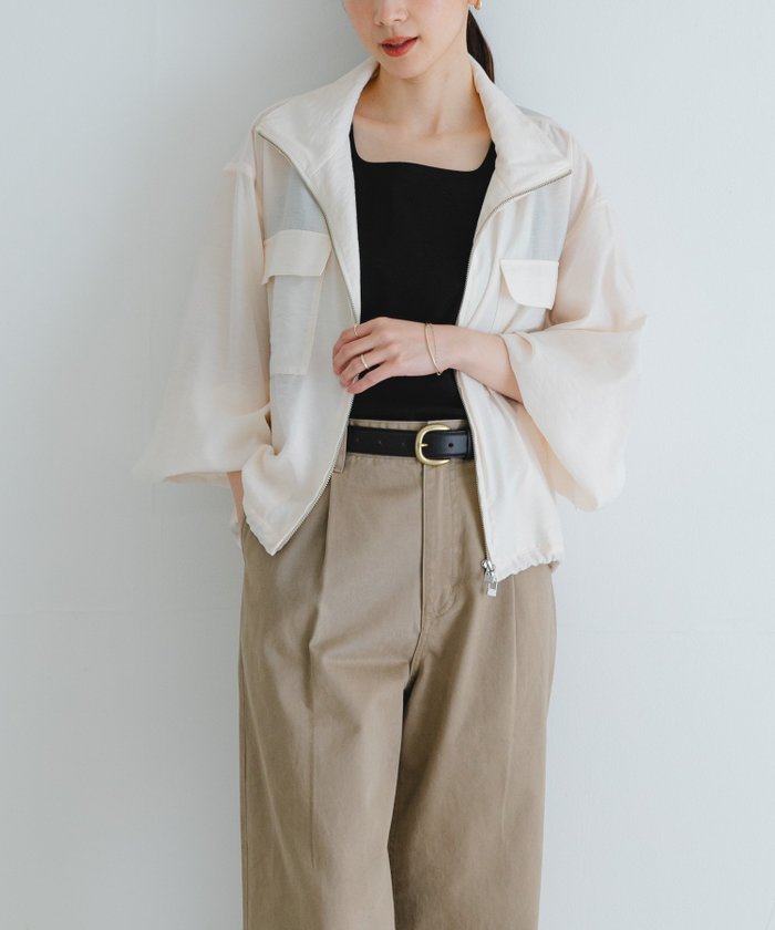 【アーバンリサーチ/URBAN RESEARCH】のシアージップブルゾン インテリア・キッズ・メンズ・レディースファッション・服の通販 founy(ファニー) https://founy.com/ ファッション Fashion レディースファッション WOMEN アウター Coat Outerwear ブルゾン Blouson/Jackets 2025年 2025 2025春夏・S/S Ss,Spring/Summer,2025 ギャザー Gather シアー Sheer ジップ Zip スタンド Stand スピンドル Spindle トレンド Trend ブルゾン Blouson レギュラー Regular 今季 This Season 夏 Summer 春 Spring S/S・春夏 Ss・Spring/Summer 軽量 Lightweight |ID: prp329100004527311 ipo3291000000032016009