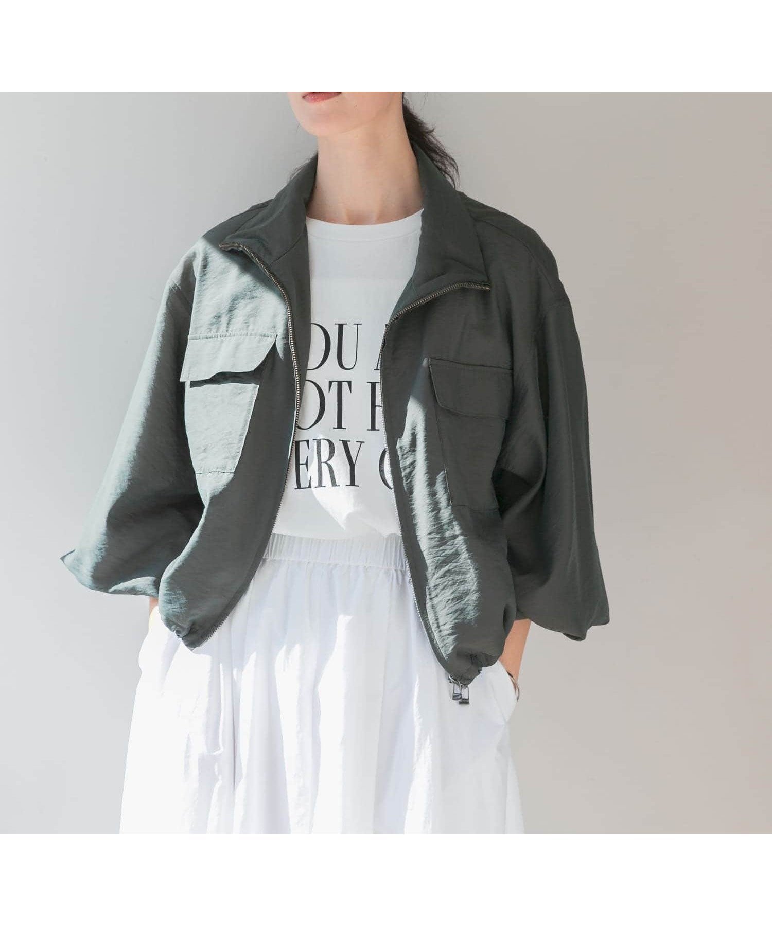 【アーバンリサーチ/URBAN RESEARCH】のシアージップブルゾン インテリア・キッズ・メンズ・レディースファッション・服の通販 founy(ファニー) 　ファッション　Fashion　レディースファッション　WOMEN　アウター　Coat Outerwear　ブルゾン　Blouson/Jackets　2025年　2025　2025春夏・S/S　Ss,Spring/Summer,2025　ギャザー　Gather　シアー　Sheer　ジップ　Zip　スタンド　Stand　スピンドル　Spindle　トレンド　Trend　ブルゾン　Blouson　レギュラー　Regular　今季　This Season　夏　Summer　春　Spring　S/S・春夏　Ss・Spring/Summer　軽量　Lightweight　KHAKI|ID: prp329100004527311 ipo3291000000032016011