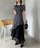 【ナイスクラップ/NICE CLAUP】の【Black collection】イレヘムティアードロングワンピース チェック|ID: prp329100004527316 ipo3291000000032580843