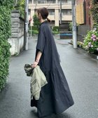 【コーナーズ/CORNERS】の【CORNERS by KR】サイドギャザーシャツワンピース ブラック|ID: prp329100004527329 ipo3291000000032016092