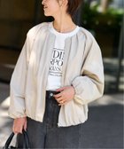 【ジャーナルスタンダード レリューム/JOURNAL STANDARD relume】のコットンナイロンバルーンブルゾン ベージュ|ID: prp329100004527343 ipo3291000000032610905