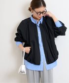 【ジャーナルスタンダード レリューム/JOURNAL STANDARD relume】のコットンナイロンバルーンブルゾン ブラック|ID: prp329100004527343 ipo3291000000032610907